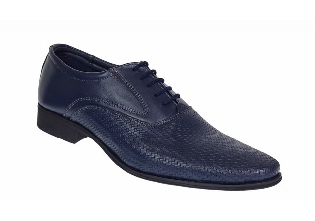 Pantofi barbati eleganti din piele naturala Bleumarin - CIOCSTEFBL